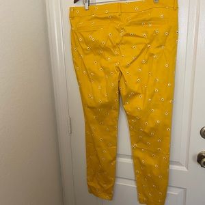 Yellow floral Pixie Pants